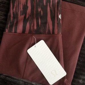 NWT Lululemon Maroon Flare Yogapants